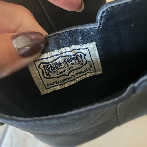 Ralph Lauren Women’s ankle boots, leather, black, size 7.5 US, new never worn - Picture 5 of 9